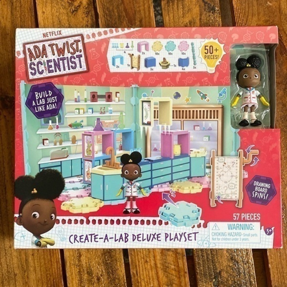 Ada Twist Scientist Create-A-Lab Deluxe Playset STEM Toy Netflix NEW In Box
